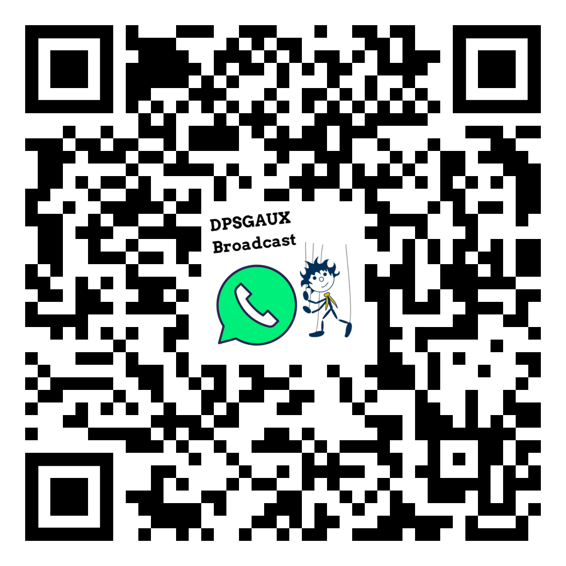 QR-Code und Link zu unserem Whatsapp-Broadcast